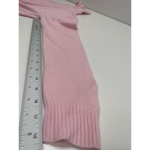 Dressbarn Pastel Pink Turtleneck Knit Pullover Sweater Med Petite Light Academia - Picture 8 of 8
